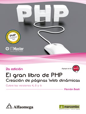 cover image of El gran libro de PHP